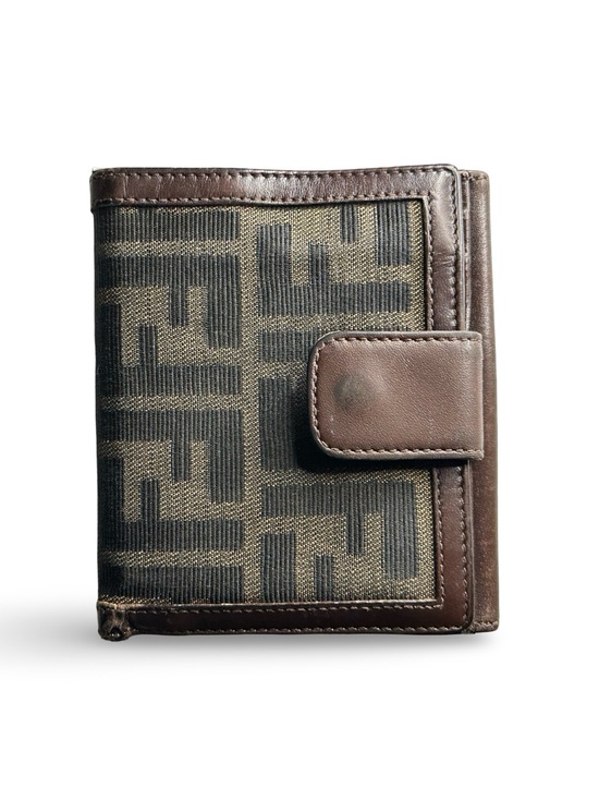 Fendi Handbags - 80’s FENDI Zucca wallet - bi fold with a Double Snap Closure - vintage pre loved
